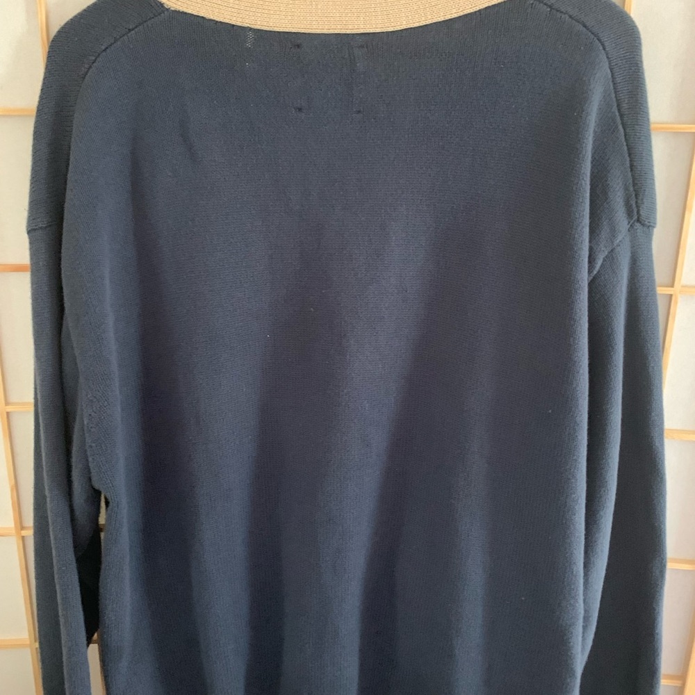 Free People Found Varsity Contrast Cardigan Small - Picture 8 of 9